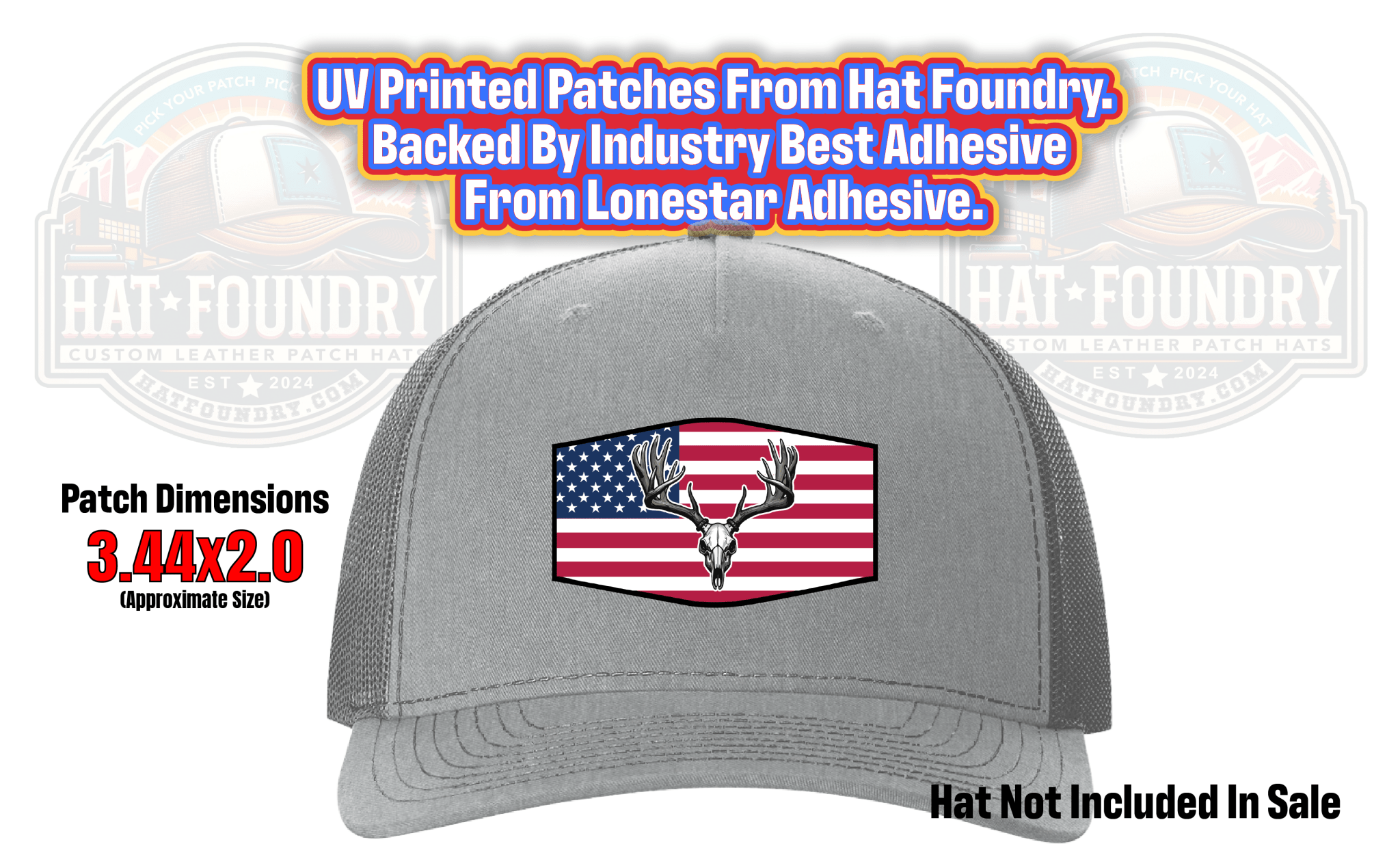 American Deer Hunter Patch - Hat Foundry Mercantile