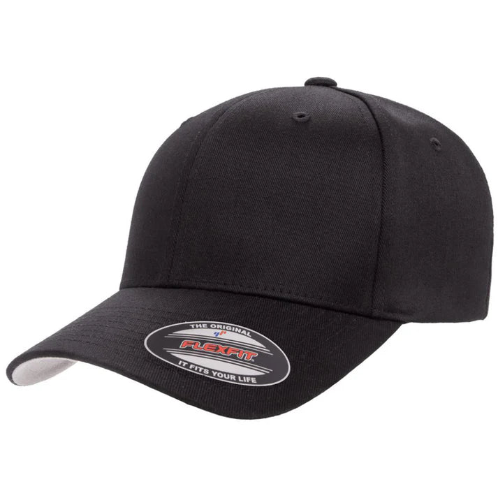 Custom Branded Flexfit 6277 with Leather Patch By Hat Foundry - Hat Foundry Mercantile