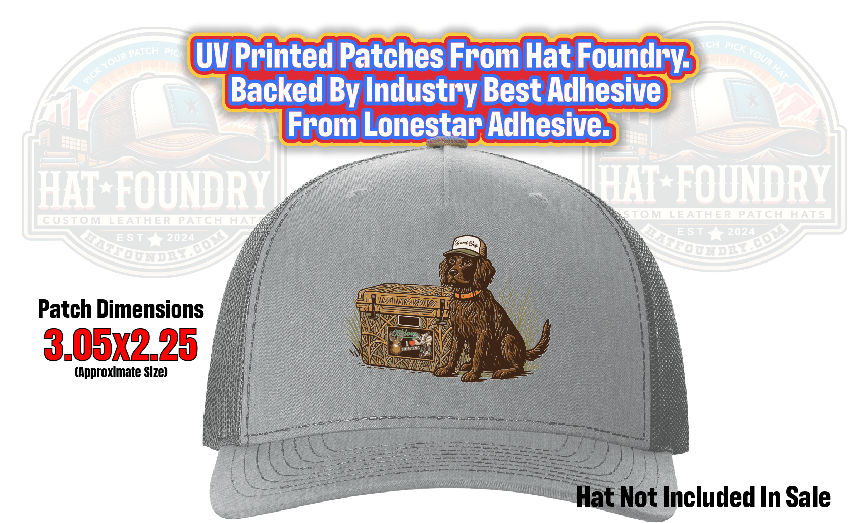 Goodboy Cocker Spaniel UV Hat Patch - Hat Foundry Mercantile