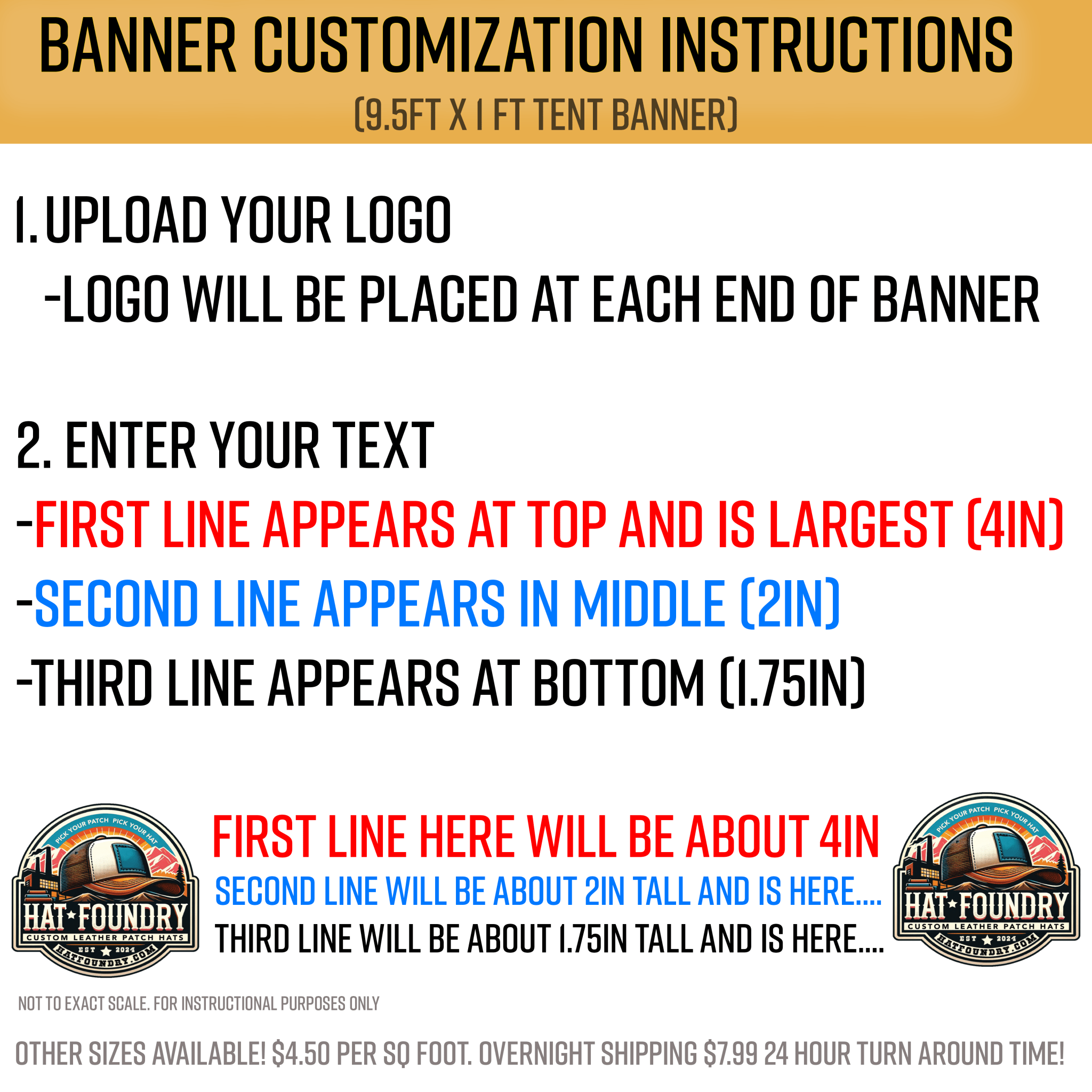 Hat Bar Tent Banner - Hat Foundry