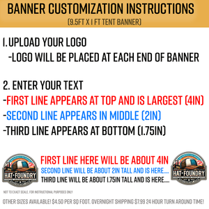 Hat Bar Tent Banner - Hat Foundry