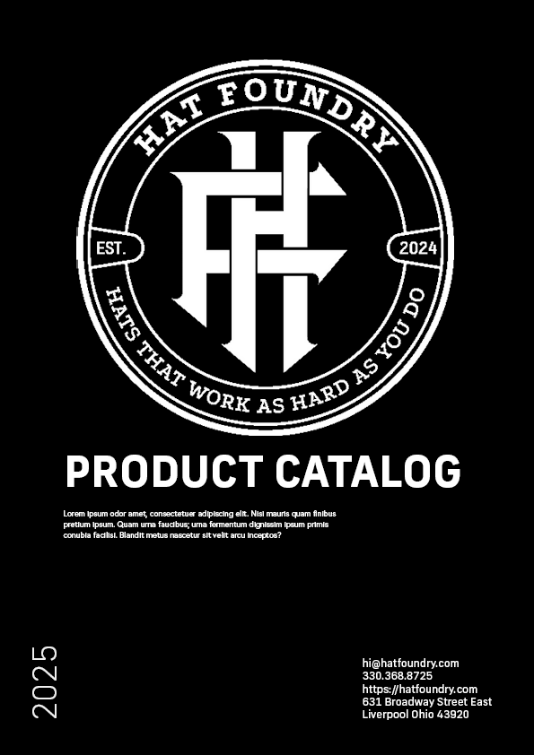 Hat Foundry Digital Catalog Template - Hat Foundry