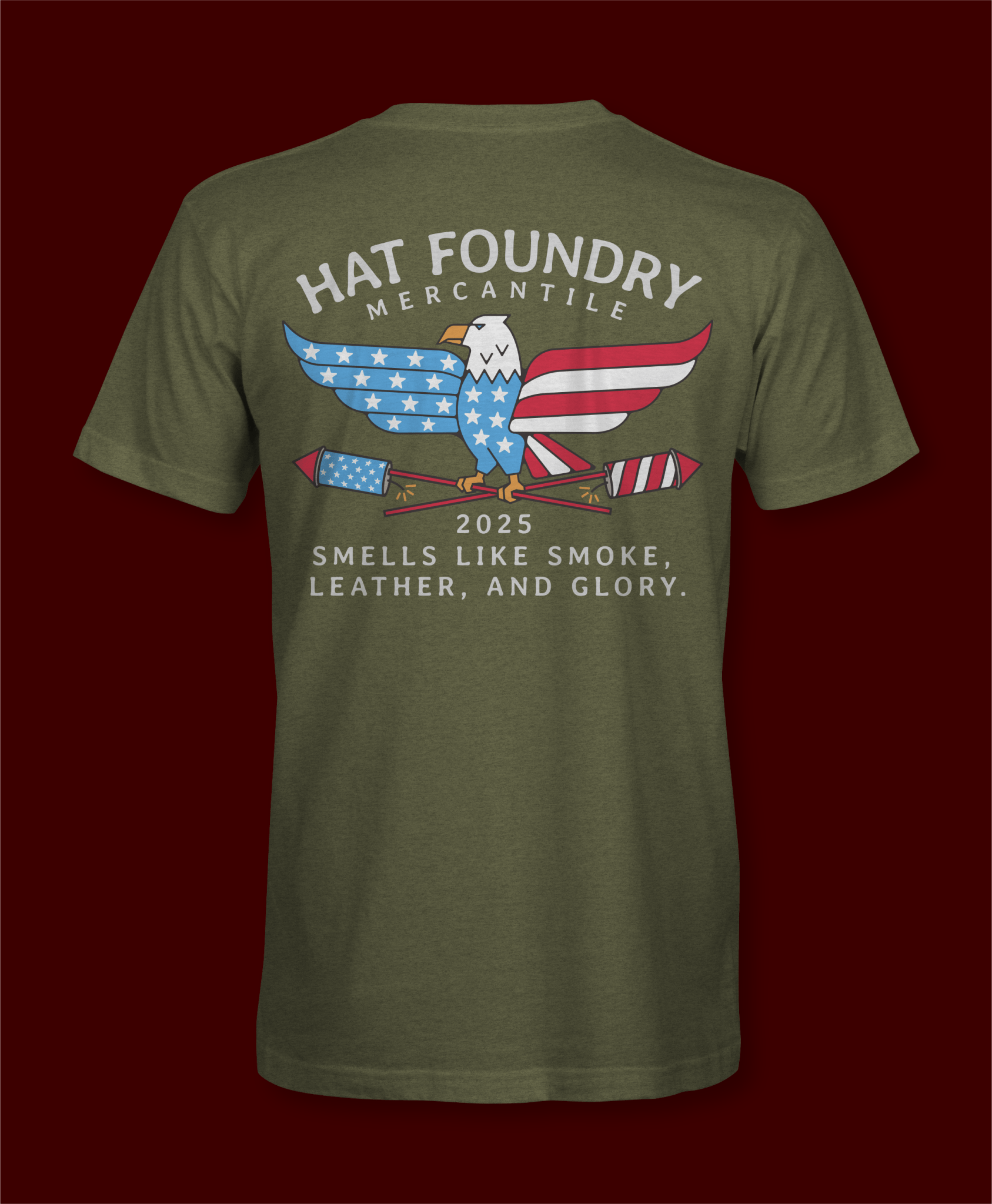 Smoke, Leather and Glory - Hat Foundry Mercantile Shirt - Hat Foundry Mercantile