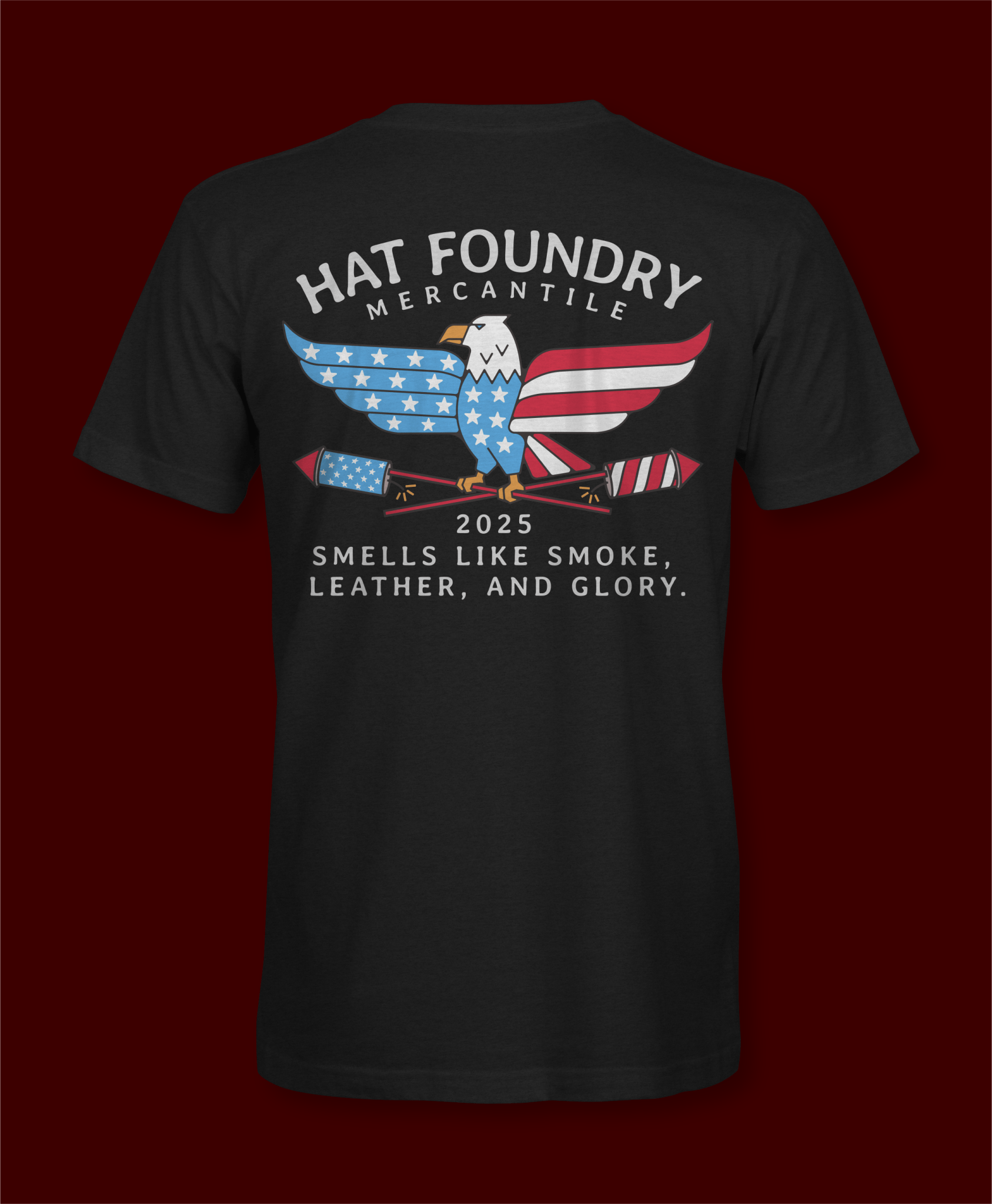 Smoke, Leather and Glory - Hat Foundry Mercantile Shirt - Hat Foundry Mercantile