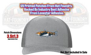 Troutscape - UV Printed Patch - Hat Foundry Mercantile