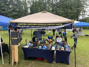 Vendor Tent Banner | Hat Bar Tent Banner - Hat Foundry Mercantile