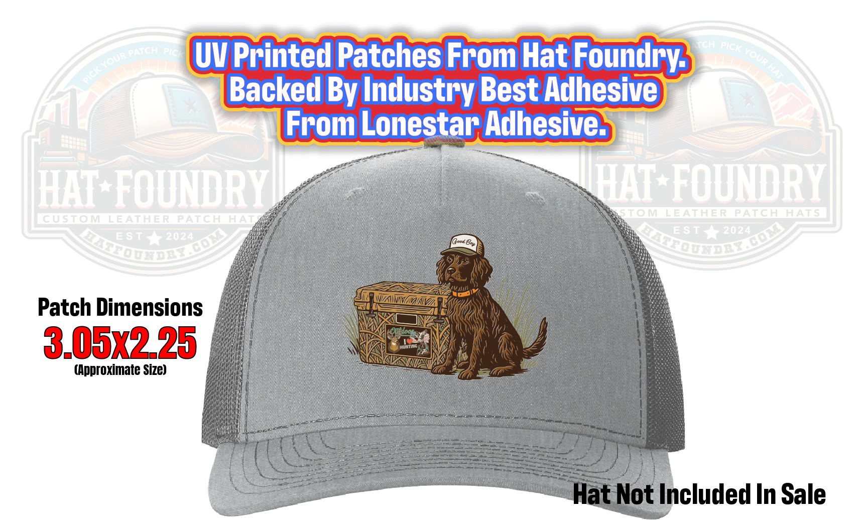 Goodboy Cocker Spaniel UV Hat Patch