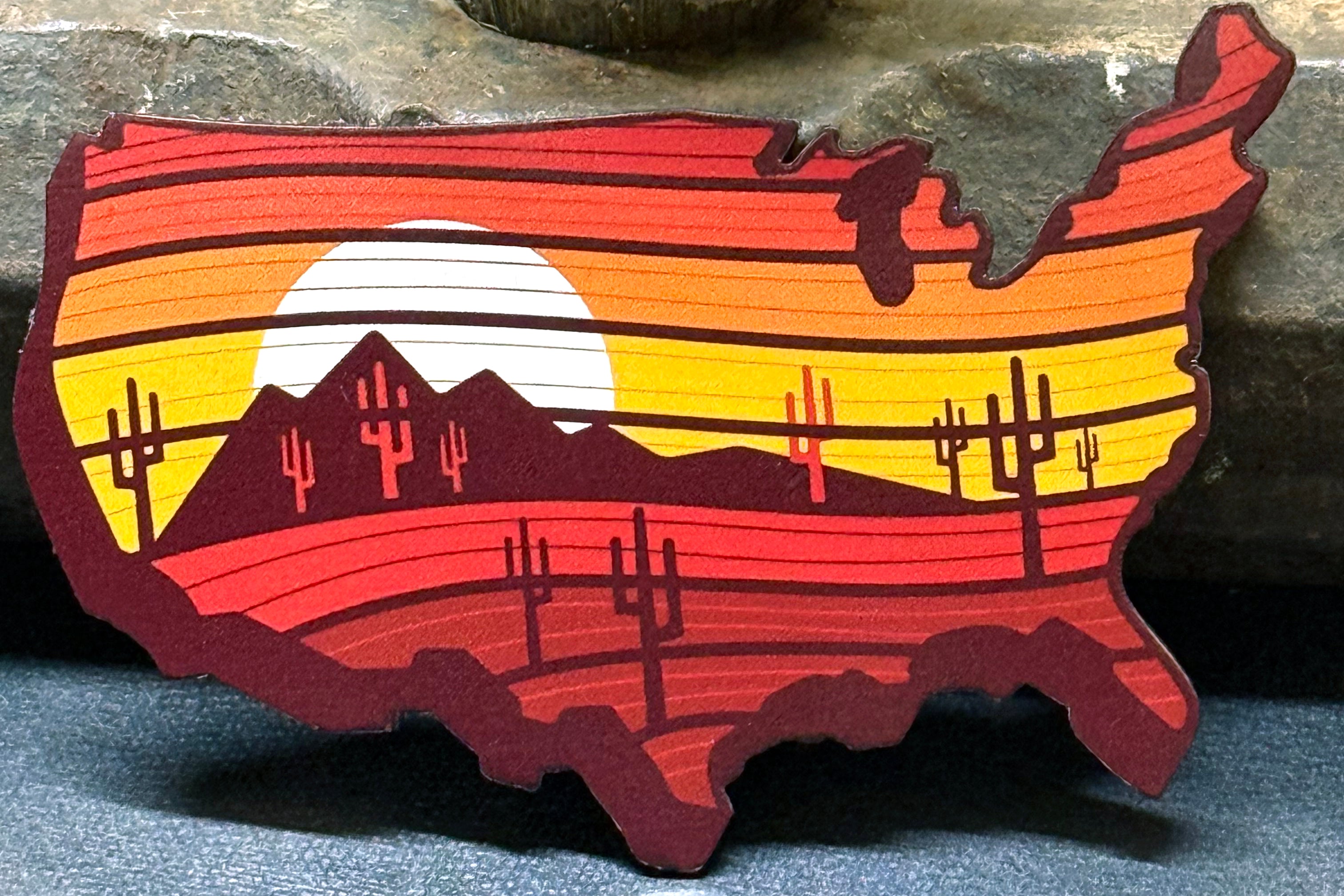 Southwest America UV Printed Patch