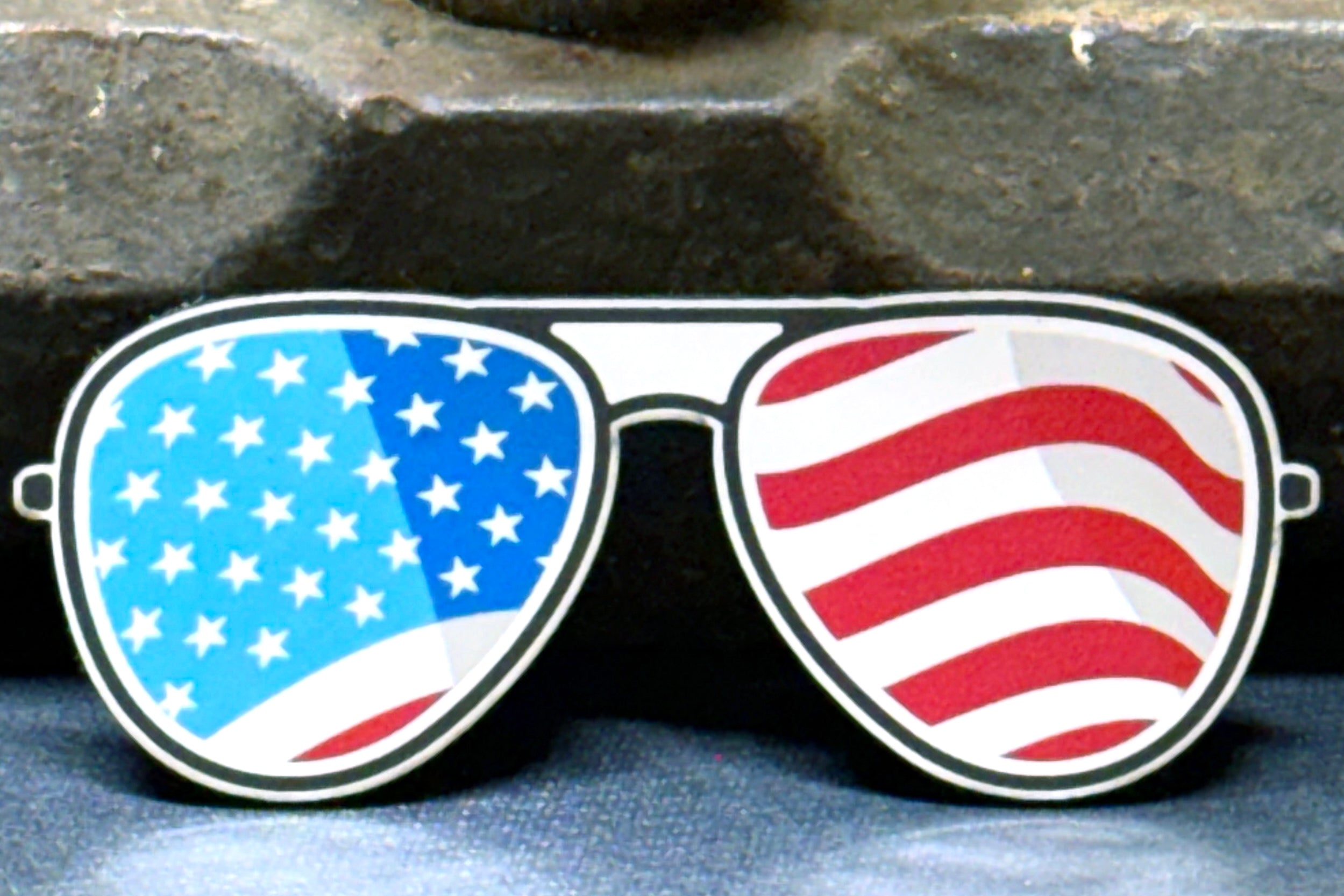 American Sun Glasses UV Printed Patch