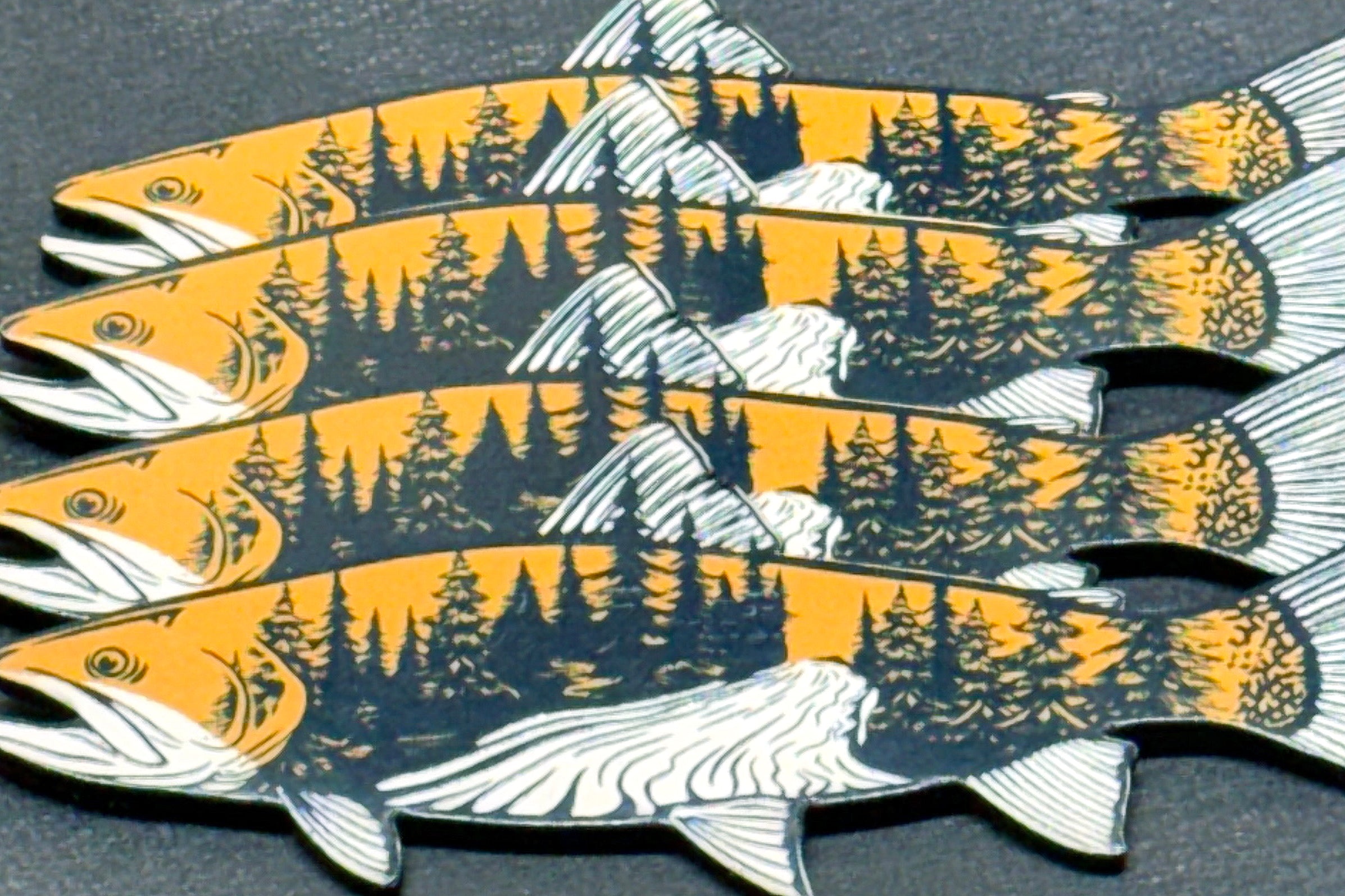 Troutscape - UV Printed Patch