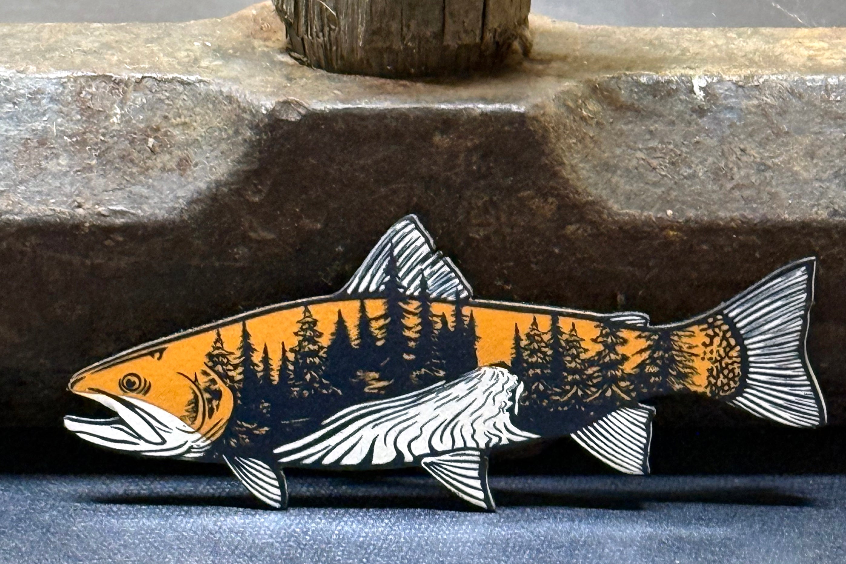 Troutscape - UV Printed Patch