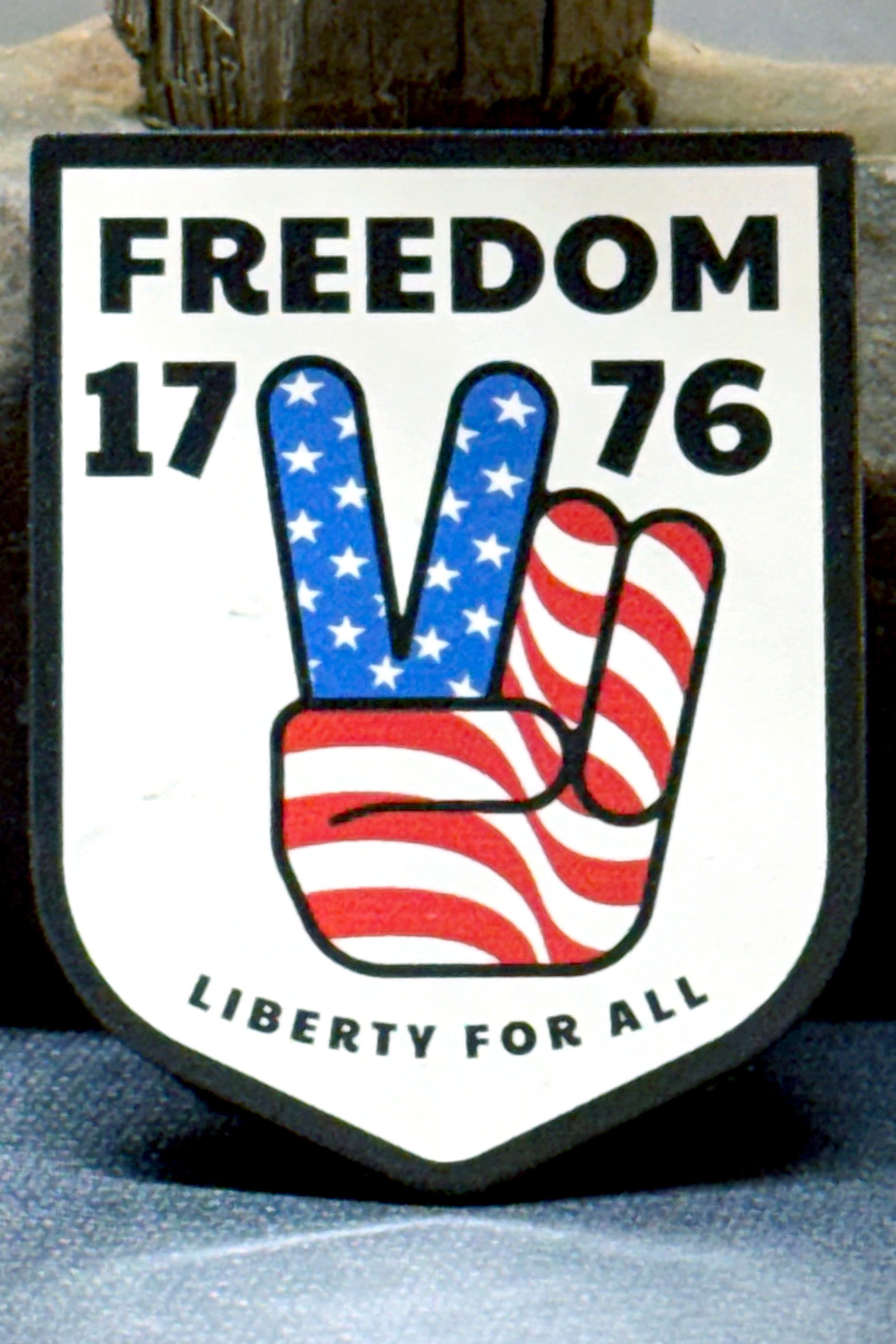 Freedom Signal – 1776 American Peace UV Printed Patch