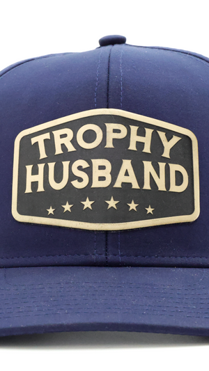 Trophy Husband Hat Custom Leather Patch Hats