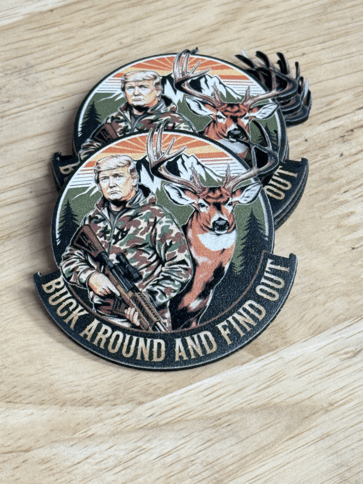 Buck Around and Find Out Trump Hunting Patch - Hat Foundry Mercantile