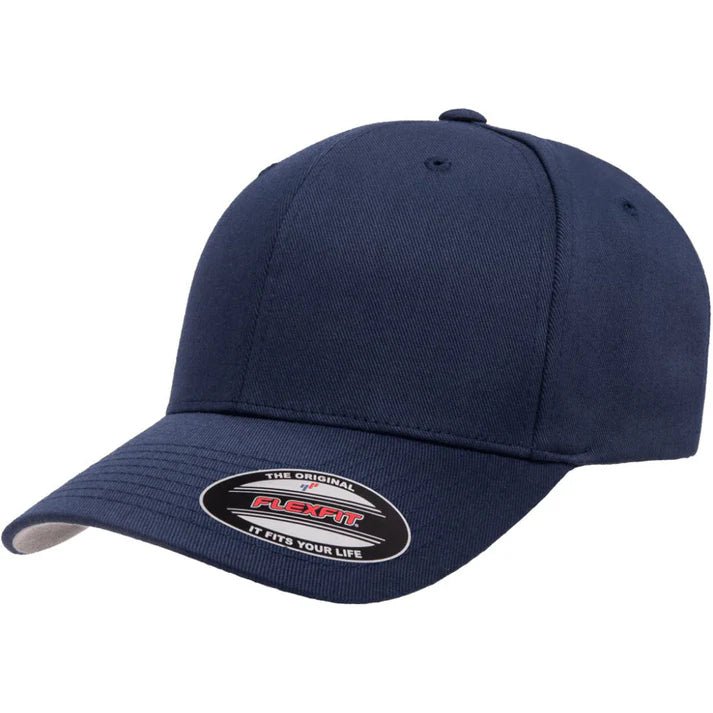 Custom Branded Flexfit 6277 with Leather Patch By Hat Foundry - Hat Foundry Mercantile
