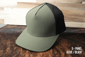 Custom Performance 5 Panel Durra - Bull Headwear - Hat Foundry Mercantile