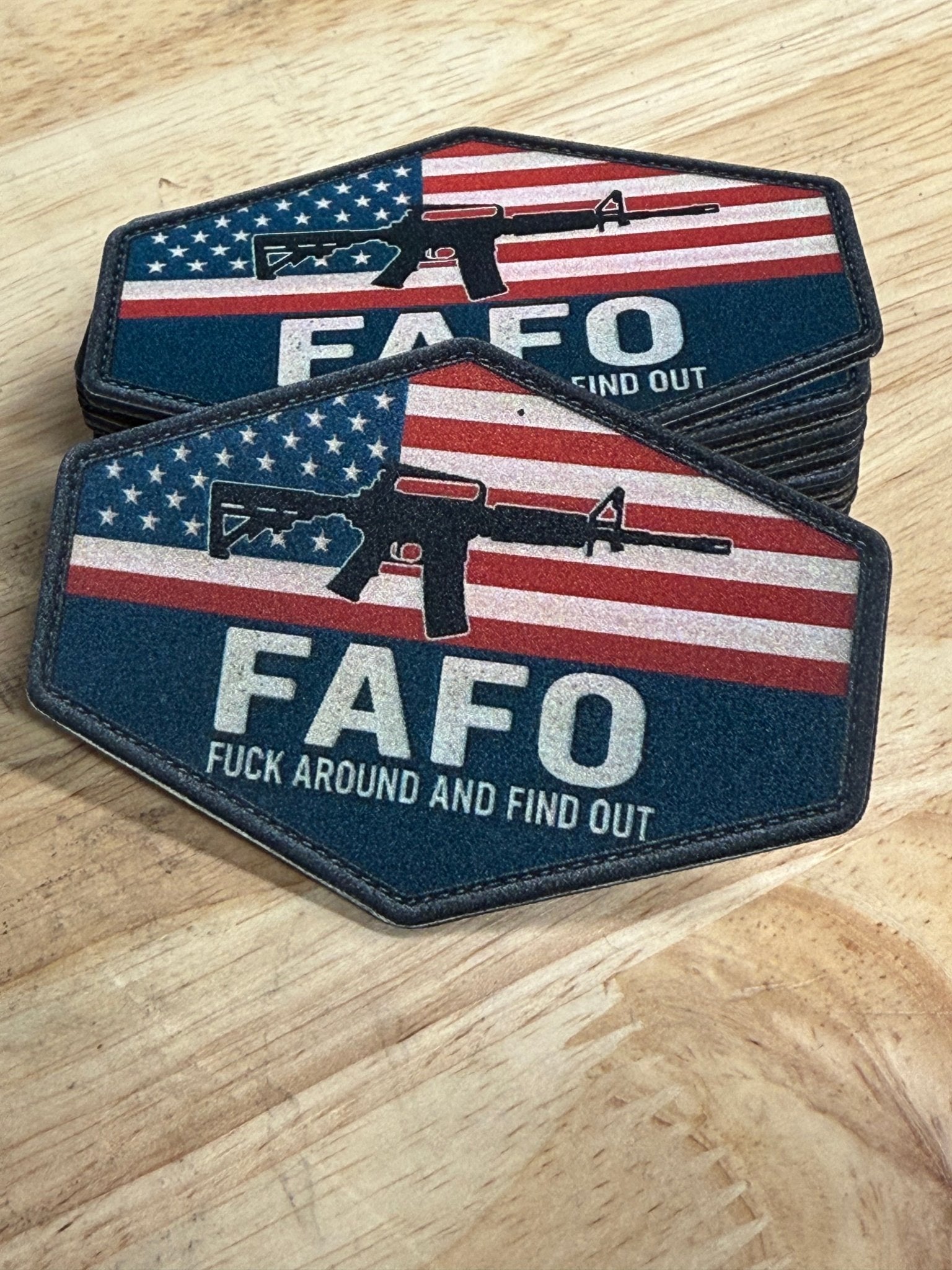 FAFO Fuck Around Find Out UV Printed Patch - Hat Foundry Mercantile