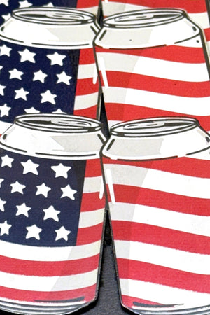 Freedom Brews – Stars & Stripes Beer UV Printed Patch - Hat Foundry Mercantile