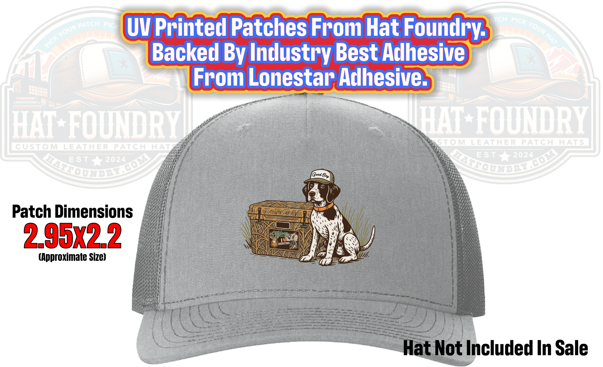 Goodboy UV Printed Patch Design - Hat Foundry Mercantile