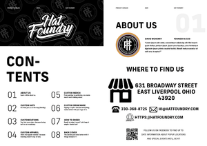 Hat Foundry Digital Catalog Template - Hat Foundry