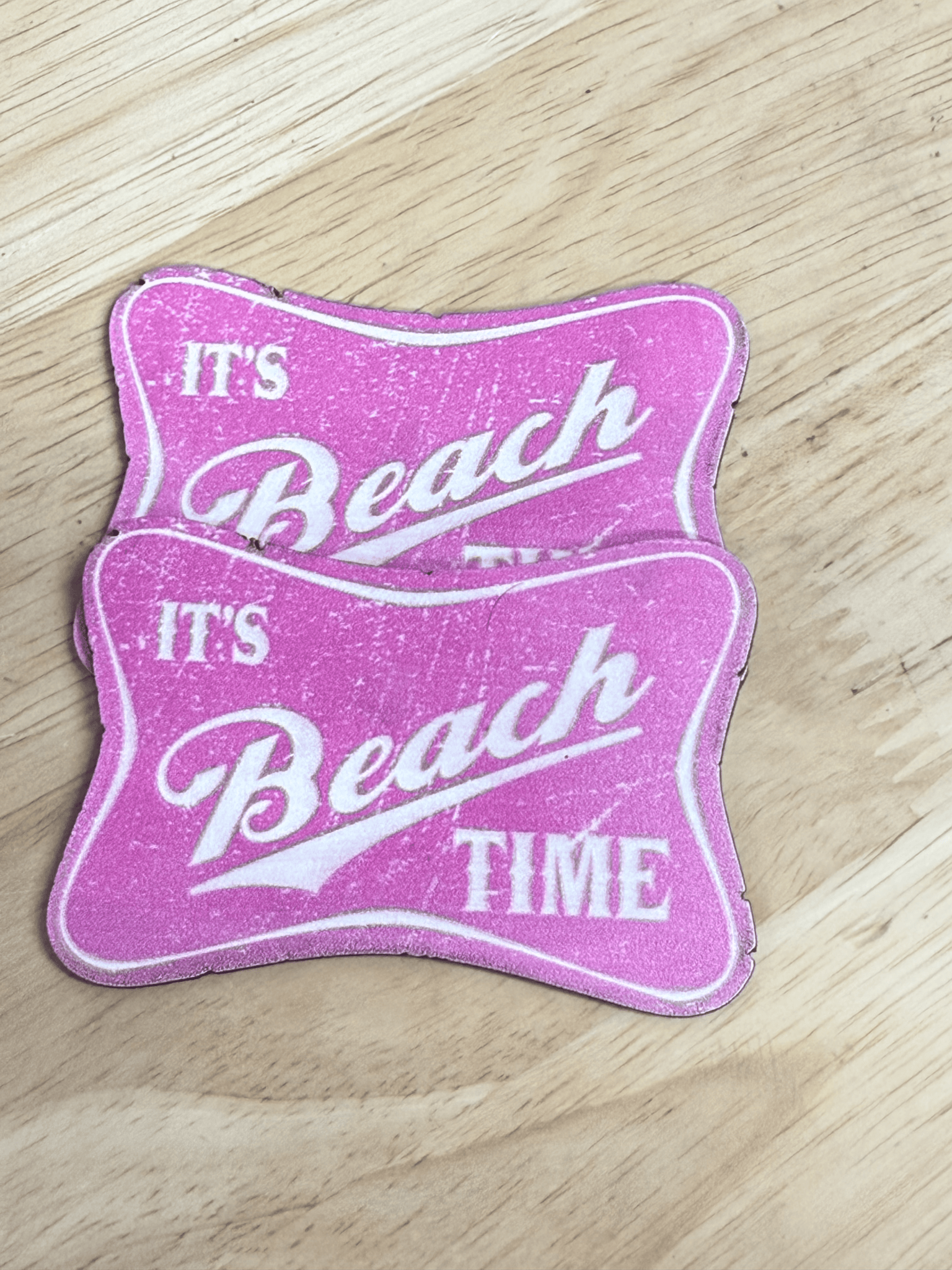 Its Beach Time UV Printed Hat Patch - Hat Foundry Mercantile
