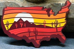Southwest America UV Printed Patch - Hat Foundry Mercantile