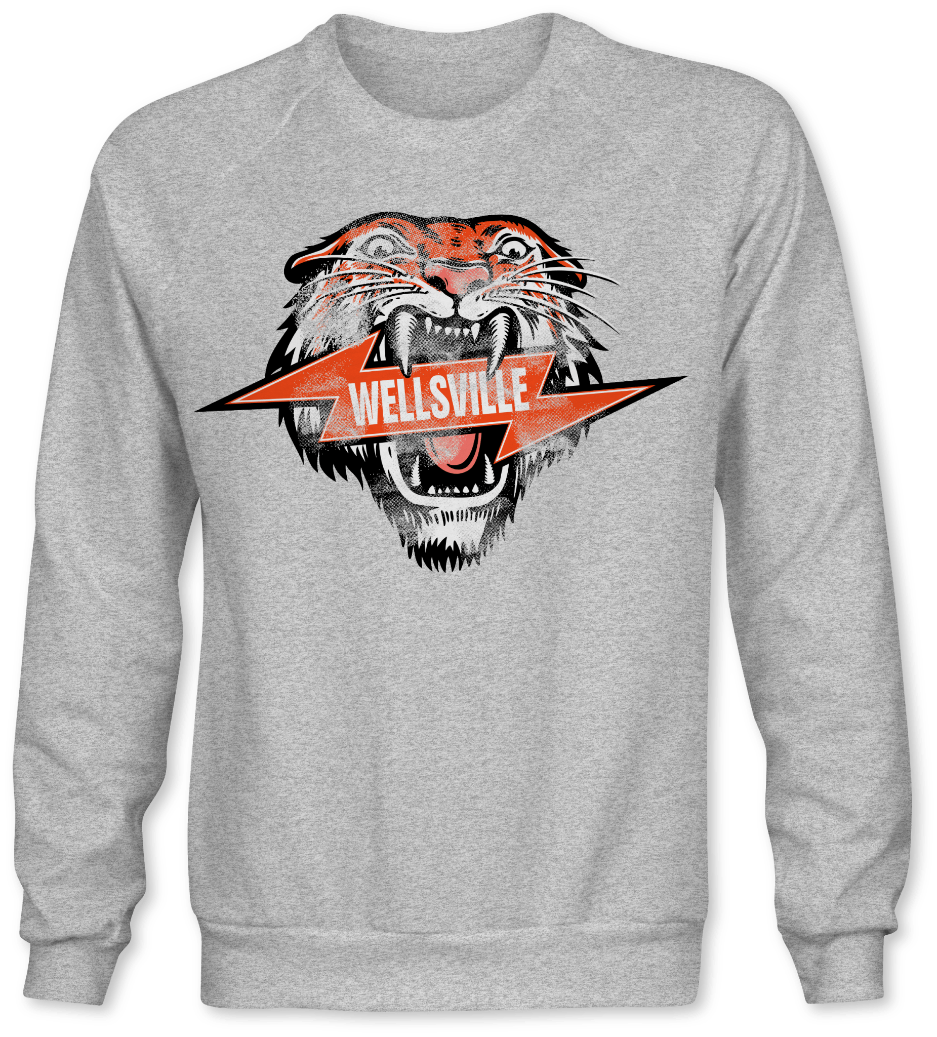 Vintage Wellsville Tigers Crew Neck - Hat Foundry Mercantile
