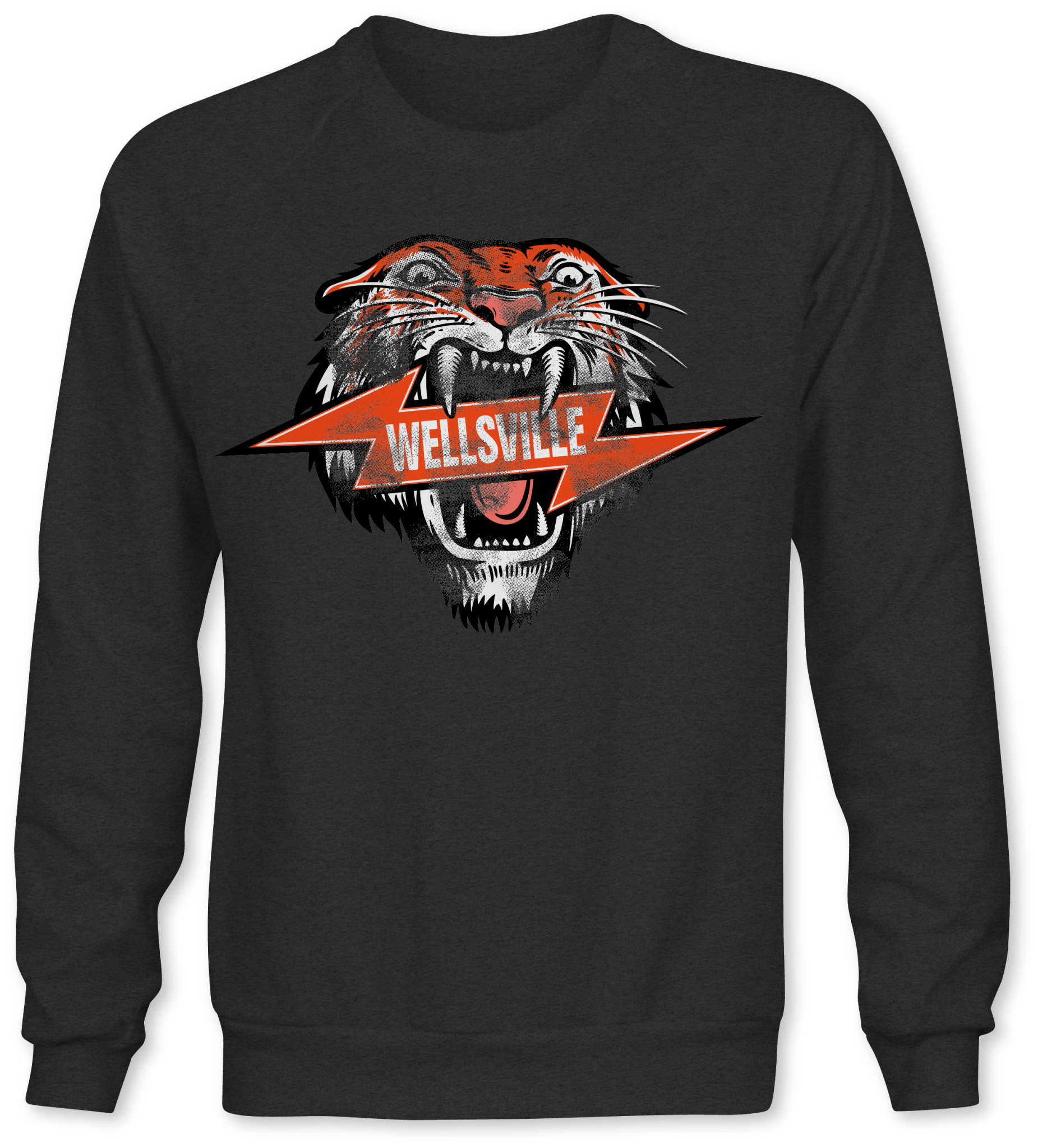 Vintage Wellsville Tigers Crew Neck - Hat Foundry Mercantile