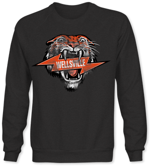 Vintage Wellsville Tigers Crew Neck - Hat Foundry Mercantile