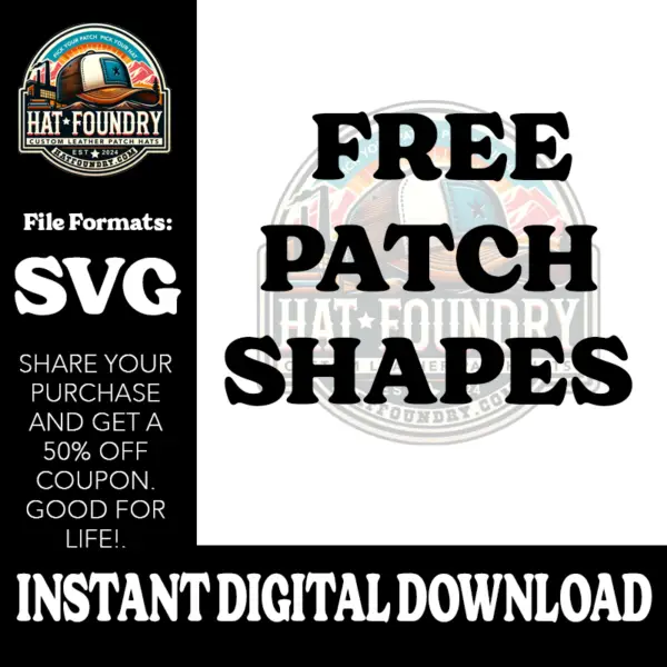 Free Leather Patch Shapes