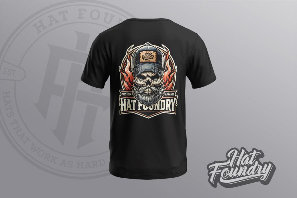 Hat Foundry Flaming Skull T-Shirt