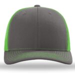 Richardson 112 Split - Charcoal / Neon Green