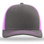 Richardson 112 Split - Charcoal / Neon Pink
