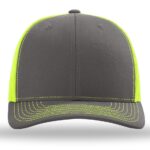 Richardson 112 Split - Charcoal / Neon Yellow