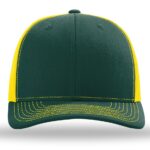 Richardson 112 Split - Dark Green / Yellow