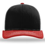 Richardson 112 Tri - Black / White / Red