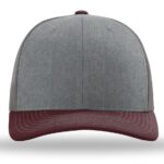 Richardson 112 Tri - Heather Grey / Charcoal / Maroon