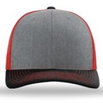 Richardson 112 Tri - Heather Grey / Red / Black