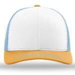 Richardson 112 Tri - White / Columbia Blue / Yellow