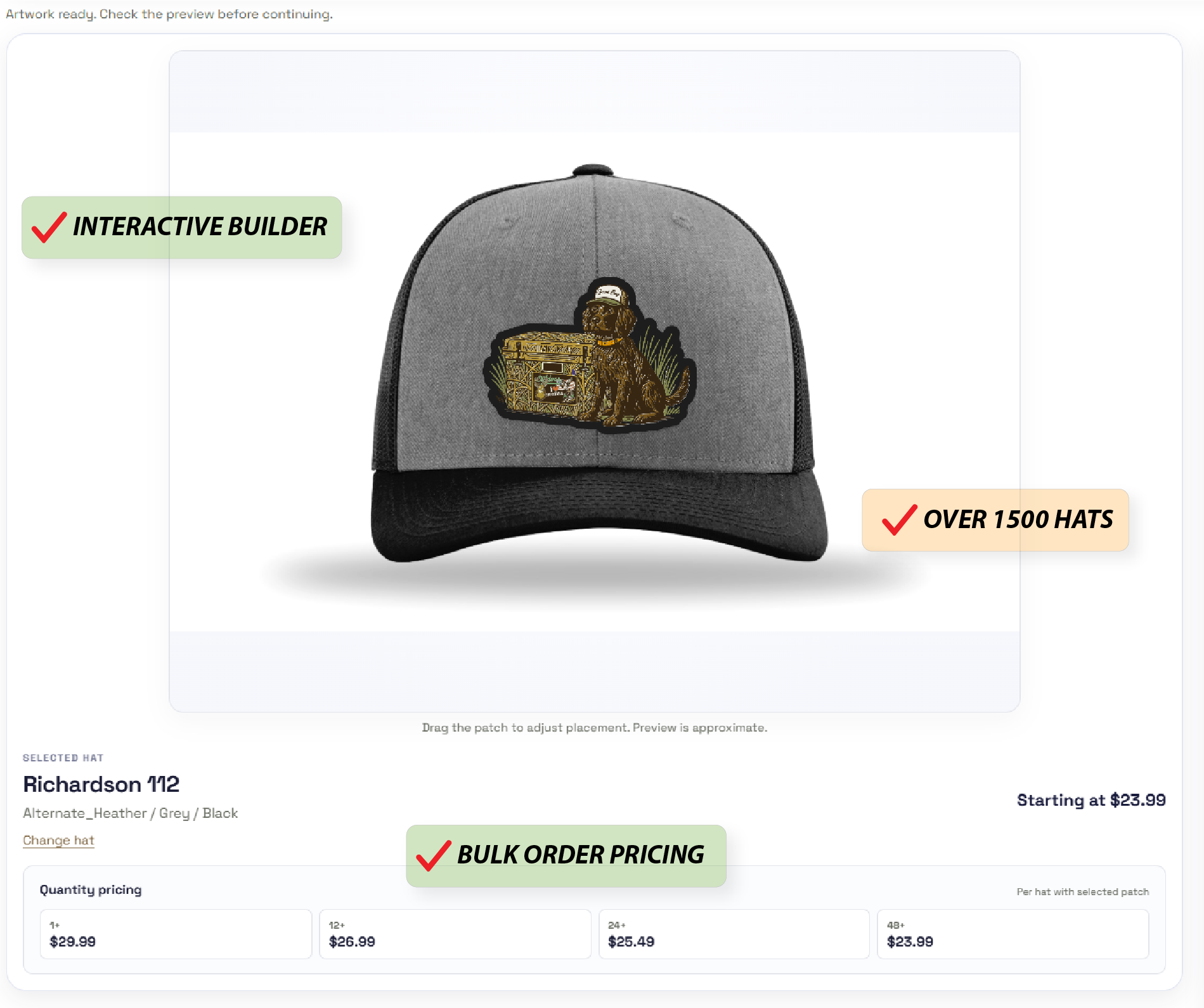 HatFoundry custom hat designer